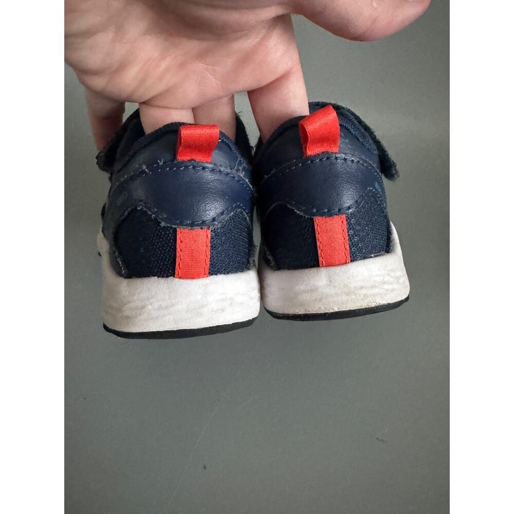 New Balance Sneakers Shoes Toddler Size 7.5 C Kids Blue and Red Play Shoes - Picture 2 of 6
